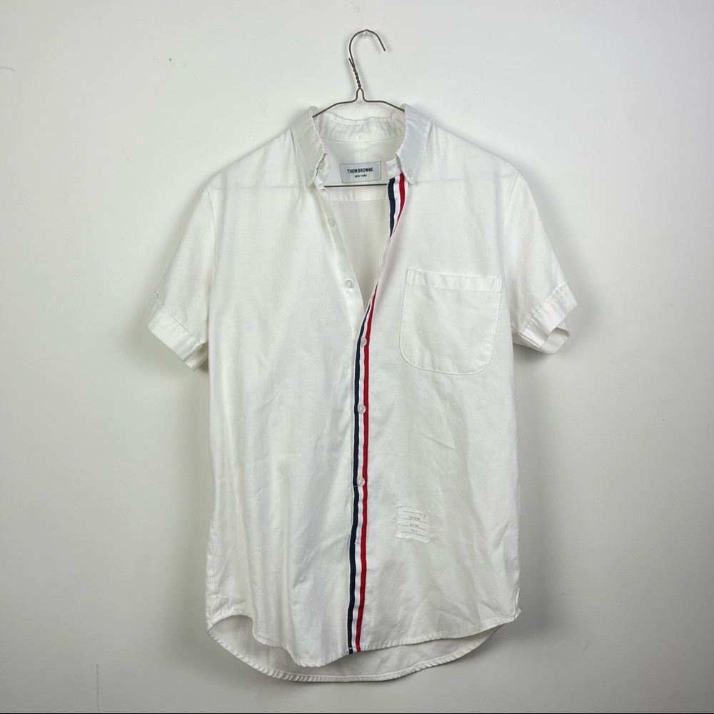 Thom Browne White Classic Button Down